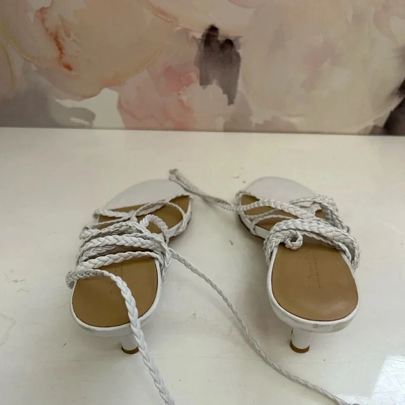! Reformation Porto Strappy Sandals in White 6.5 - Picture 5 of 7
